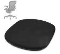 Seat Cushion for Herman Miller Aeron Chair, Natural Latex Ergonomic Office Chair Cushion, Soft and Comfortable Seat Mat（Fit A/B/C Size ） Black