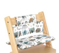 Seat Cushion for Tripp Trapp High Chair, Soft Padded, Easy to Attache, as Accessory for Stokke Tripp Trapp, Available in Various Colours (Éléphant)