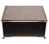 Seat cushion for USM 2x3 mm W 73.5 x D 48.5 cm LIGHT GREY MELTED Car Park Berlin SINGLE PIECES