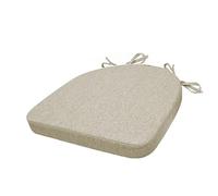 （Seat cushion only） Cushion for Kitchen Chair 40x40x3cm with Straps Indoor/Outdoor Seat Pad Comfortable Non-Slip Easy Clean Perfect for Dining Patio Garden Use