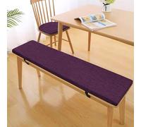 (seat cushion only) Outdoor Sofa Cushion 80x40x5cm | High Density Memory Foam Washable Linen Non-Slip Bench Pad for Shoe Rack Window Seat Piano Dining Room - Perfect Comfort & Style