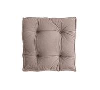 （Seat cushion only） Square Chair Cushion Set (1/2/4) - Thick Seat Pads for Dining Chairs Office Chairs Car Outdoor Patio - Coffee Color 45x45 cm