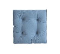 （Seat cushion only） Square Chair Cushion Set of 1/2/4 Tufted Seat Pads for Dining Chairs Office Chairs Car Outdoor Patio - Blue 40 x 40 cm