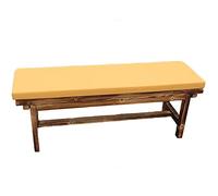 （Seat cushion only） Waterproof Outdoor Cushion 70x40x5 cm Washable with Zipper Thick Reclining Lounger Cushion for Rattan Sofa Patio Chair Dining Seat Garden Furniture Accessories