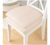 （Seat cushion only） Waterproof Soft Faux Leather Dining Chair Cushion - Non-Slip with Ties for Dining Room - Comfortable Seat Pad for Home Décor and Enhanced Dining Experience