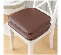 （Seat cushion only） Waterproof Soft Faux Leather Dining Chair Cushions with Non-Slip Ties - Perfect for Dining Room Seats Stylish and Comfortable Seat Pads for Home Décor