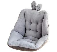 Seat Cushion, Zabuton, Backrest, Floor Cushion, Folding, Rest Cushion, Memory Foam, Double-sided, Soft Chair, Mini Sofa, Chair Pad, Cushion, Cute Office, Fluffy, Spring, Autumn, Winter, Warm (Gray)