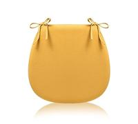 seat Cushions， 1pcs Kitchen Chair Cushions 4 6, Pads for Dining Chairs, Seat Cushion for Room with Ties, Zipper Design Cover Removable and Washable(Yeow)