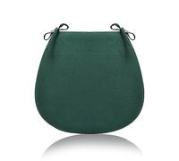seat Cushions， 1pcs Kitchen Chair Cushions 4 6, Pads for Dining Chairs, Seat Cushion for Room with Ties, Zipper Design Cover Removable and Washable(Deep Green)