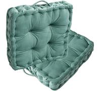 seat cushions 2PCS_42X42X8CM The floor mat features a quilted design, making it resistant to deformation and suitable for yoga, living rooms, balconies, offices, and other similar spaces.