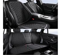 Seat Cushions for Mitsubishi Outlander（7seats） 2013-2016, 3D Elastic Ice Silk Protector Mat Breathable Seat Covers Car Accessories,Black front rear