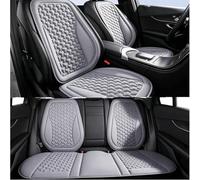 Seat Cushions for OPEL Vectra 2000-2008, 3D Elastic Ice Silk Protector Mat Breathable Seat Covers Car Accessories,Grey front rear