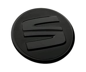 SEAT Emblem, Black, Vehicle-specific Engine Cover for Seat Alhambra, Ateca, Cordoba, Exeo, Ibiza, Leon, Toledo - Original Spare Part