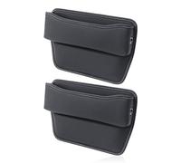 Seat Gap Filler Car Organizer,2pcs Cars Seat Storage Box,Multifunctional Cars Front Organizer,Premium Leather Car Storage Box,Gap Filler Cars Essentials for Holding Wallet Money Cards Keys Sunglasses