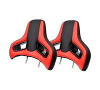 Seat Headrest 2PCS/1Pair 496 * 386mm Auto Headrest Modified Racing Seat Headrest(Red(2PCS))