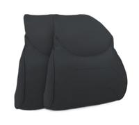 Seat Headrest Fit For BYD Seal EV 2022 2023 Car Seat Neck Pillow Soft Leather Lumbar Support Car Headrest Neck Rest Cushion(Pillow black 2PCS)