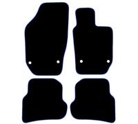 Seat Ibiza 2008 to 2017 Car Mats UK-Made Tailored Fit Carpet Floor Mats Full Coverage Compatible Accessory Blue Trim
