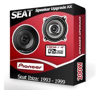 Seat Ibiza Front Dash speakers Pioneer 4" 10cm car speaker kit 210W