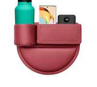Seat Interval Storage Box, Car Leather Cup Holder Interval Bag | PU Leather Seat Interval Storage Box Waterproof with Cup Holder -