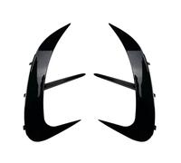 seat leon spoiler For Mercedes for Benz C Class W206 C200 C260 C300 2022 for AMG Car Rear Bumper Lip Splitter Spoiler Air Outlet Trim Cover(Black)