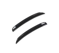 seat leon spoiler For Mini for COOPER F55 F56 S/JCW 2014-up 2pcs Car Rear Wing Trim Spoiler Extension Lip Fins(Carbon Black)