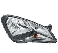 Seat Mii Headlight Right Passenger11-22 Left Hand Drive OEM Hella