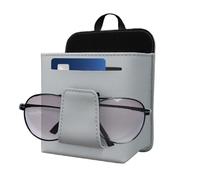 Seat Organizer - Side Pocket Pouch, Console Storage Tray | Multi Slot Leather Case Smallest Design Key Card Wallet Sunglasses Cell Phone Fit Compact Car Setup Door Window Placement Interior