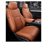 Seat Pad Custom Fit For For Accord For Civil For Crv Specific Car Seat Covers Full Set Middle Perforated Genuine Leather(Orange,Hybrid)