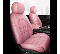 Seat Pad Customized For Dodge For Challenger 2008-2022 5-Seat Microfiber Leather Car Seat Covers Interior Upholstery(Pink)