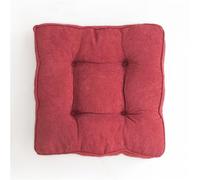Seat Pad for Dining Chairs 45X45 Cm, Armchair Booster Cushion Large Square, Thick Seat Cushions Ideal for Home, Office, Garden, Pregnancy, Elderly And Post Surgery,Red,2 Pcs