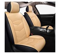 Seat Pad Full Coverage Leather Car Seat Covers For Megane 2 3 For Master For Scenic For Captur For Clio For Fluence For Kangoo(Beige)