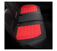 Seat Pad Leather Car Seat Covers For Dodge For Journey For Caliber For Challenger For Ram Waterproof Universal Automotive Interior(Rear Seats-Red)