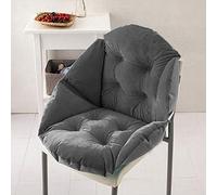 Seat Pad Soft Plush Sofa Cushion Lower Back Support Armchair Pads Booster Cushion Car Seat Cushion Thick Cotton Mat Chair Padded Cushion Seat Pads with Straps Seat Cushion for Armchair Chair Sofa