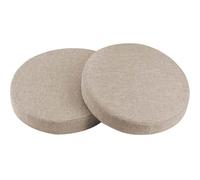 seat pads 40 * 40 * 8cm This dining chair cushion filled single piece sponge.Polyester fabric The edge equipped with wrap-around zipper.Straps and non-slip silicone