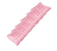 Seat Pads for Dining Chair with Ties square kitchen chair cushions set of 1/2/4/6/8 Not Waterproof Comfortable Washable for Garden Kitchen Office Classroom,pink,set of 6