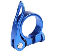 Seat Post Clamp, Ergonomic Aluminum Alloy Seatpost Clamp, Travel Multipurpose Seat Clamp, Lightweight Seat Post Clamp for Commuting