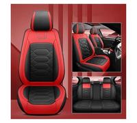 Seat Protector 1 Set 5D Car Seat Covers For Mitsubishi For Outlander For ASX For Eclipse For Cross For Lancer Interior Accessories Car Seat Covers(Black red Standard)