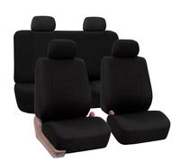 Seat Protector 5 Seats Fabric Car Seat Covers For Hyundai For I30 For Elantra For Solaris For Creta For Tucson For Ix35 All Seasons Car Seat Cover Set(Black)
