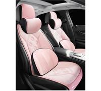 Seat Protector Car Seat Covers For a4 b5 Accessories Four Season Car Seat Covers Car Seat Cushion Front Seat Covers(Pink+Cushion)