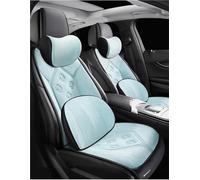 Seat Protector Car Seat Covers For a4 b5 Accessories Four Season Car Seat Covers Car Seat Cushion Front Seat Covers(Blue+Cushion)