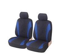 Seat Protector Car Seat Covers Universal Fit Seat Cover Seat Protectors Car decoration For fiat For punto sx 2001 Front Seat Covers(Black blue 2)
