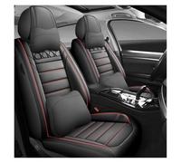 Seat Protector Full Coverage Car Seat Cover For JAGUAR XF F-Pace E-pace I-Pace X-Type XE XJ XK Interior Accessories Carseatcover(Black Red+Pillow)