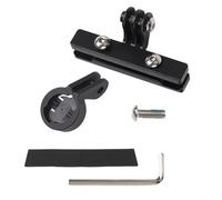 Seat Rail Light Bracket, Aluminium Alloy Saddle Taillight Mount Adapter for Magicshine RN120, Cycling Rear Light Fixing Kit with Extension for Night Riding Safety