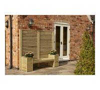 Garden Creations Seat Set 1830 x 2010 x 670mm - Natural Timber - Rowlinson