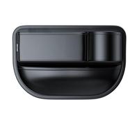 Seat Storage Box, Seat Gap , Leather Slim Insert Container, Compact Vehicle Console Pocket Divider, Anti-Drop Car Storage Compartment for Family Travel, Camping Adventure