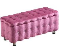 Seat storage stool, box, footstool, seat stool, footstool, family, practical bed end stool, clothing store bench, living room entrance shoe changing stool, multiple colors to choose from