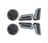 Seat Switch Adjustment Button Cover Trim for For A3 8V For A4 B8 A5 For A6 C7 A7 For Q3 For Q5 CC For Tiguan Interior Controls Matte or Bright Silver Finish(Matte Silver)