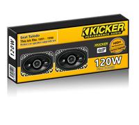 Kicker 43DSC4604 4x6" 2-way Speaker Pair