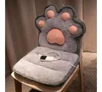 Seat Warmers, Large Heating Area Heated Seat Cover with Time Settings, Foldable Heated Seat Cushion for Rocking Chair Computer Chai(Grey,45cm)