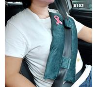 Seatbelt Pillow for Post-Surgery Comfort Mastectomy Breast Cancer Port Pacemaker Heart Surgery Recovery Support Cushion Pad Patient Care Car Travel Pillow (Blackish Green)